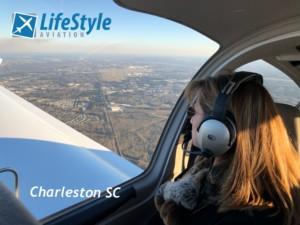 Flying over Charleston SC