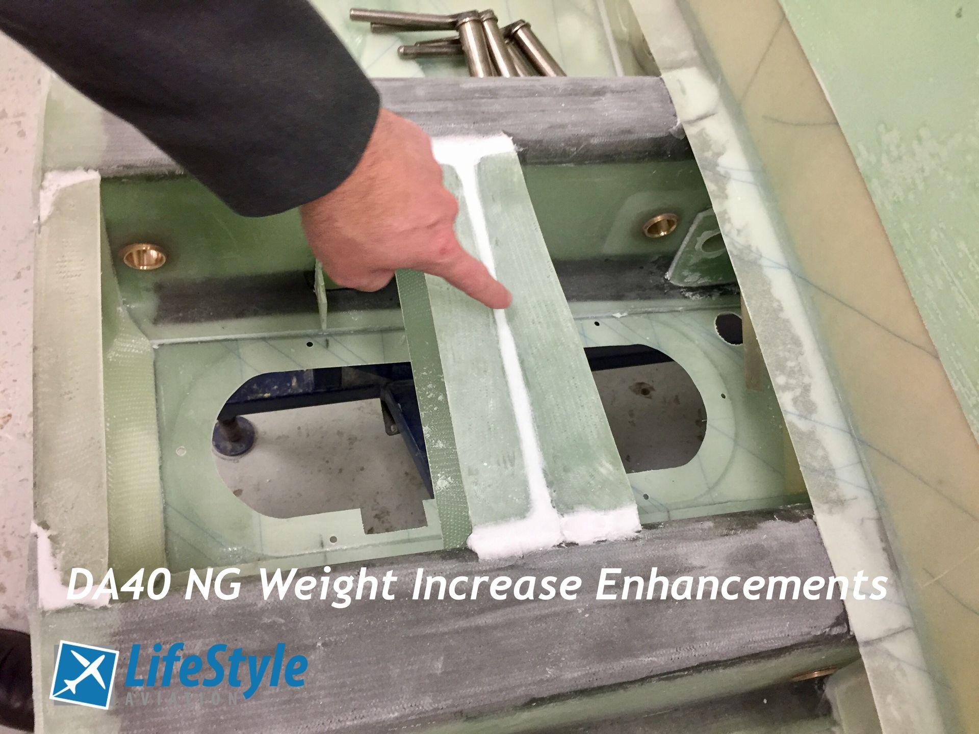 DA40 NG Weight Increase Enhancements