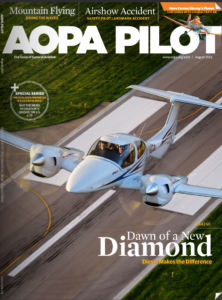 AOPA Pilot Dawn of a New Diamond Magazine Cover