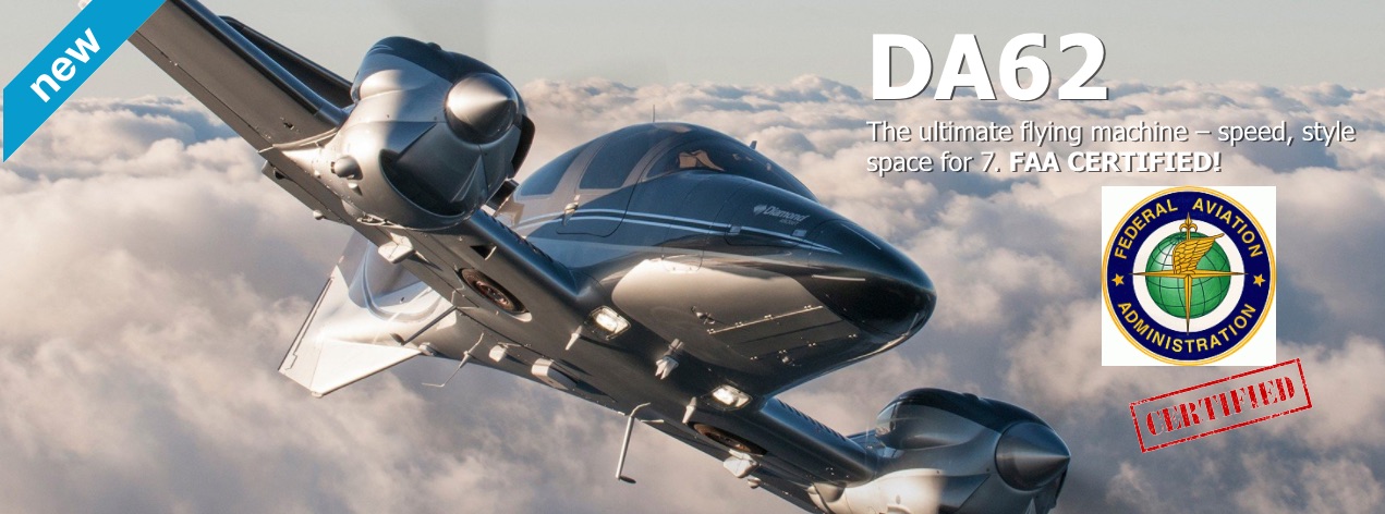 DA62 FAA certified