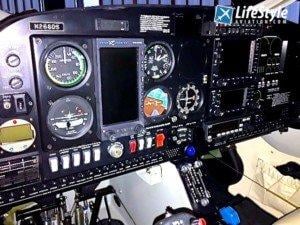 DA40 control panel