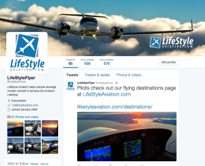 LifeStyle Aviation Twitter
