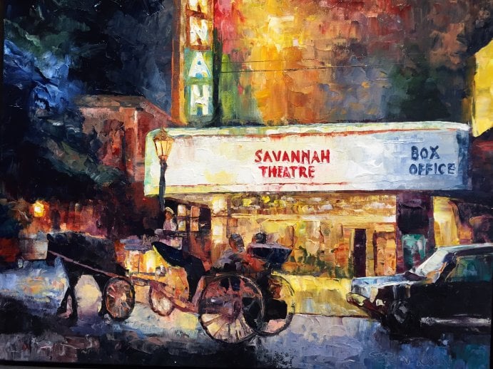 Savannah Theatre Painting