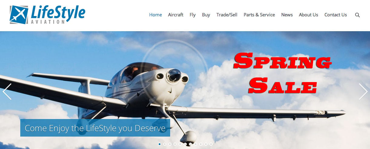 Lifestyle Aviation Spring Sale